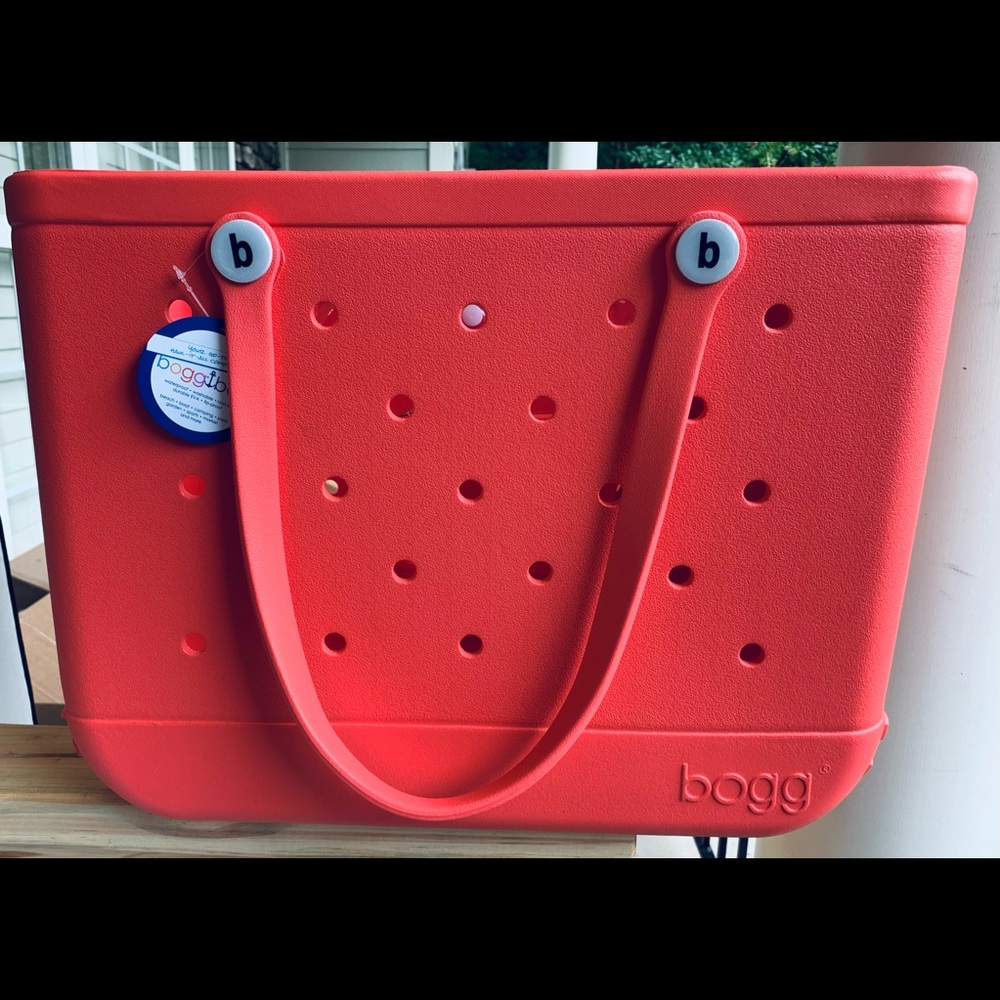 Original BOGG BAG Coral Large Beach Pool tote NWT